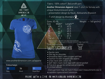 Another Dimension Music Label T-Shirt (female) ▲SALE ​40​%▲​ main photo