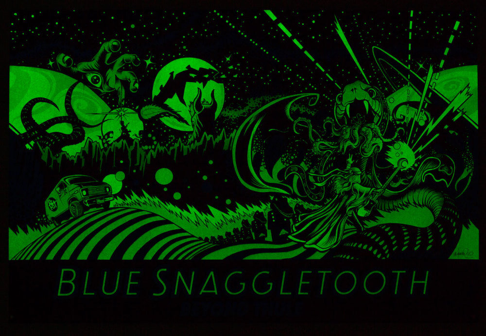 Beyond Thule Black Light Poster. | Blue Snaggletooth
