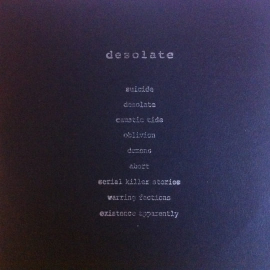 Desolate | Zan Lyons