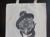 Organic Cotton Tote Bag Sporting Album Artwork of Your Choice. photo 