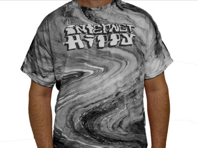 Black Tie-Dye Internet Hippy T-Shirt main photo