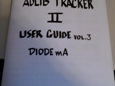 Adlib Tracker II Userguide Zine Volume 3 7x8.5" Large Size main photo