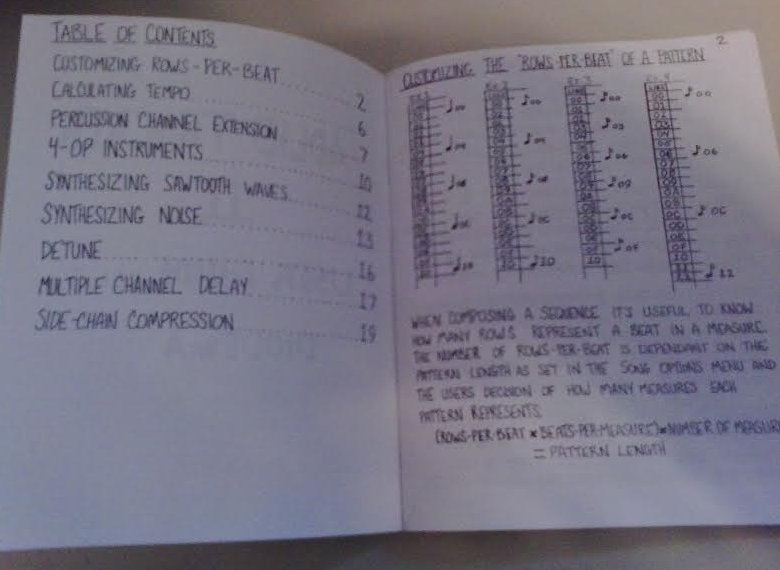 Adlib Tracker II Userguide Zine Volume 3 (4.25x5.5