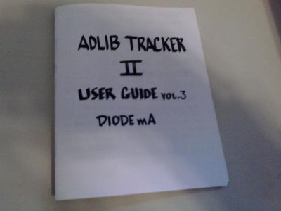 Adlib Tracker II Userguide Zine Volume 3 (4.25x5.5" Small size) main photo