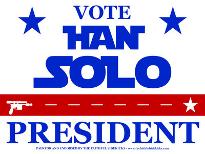 Han Solo For President Sticker Set main photo