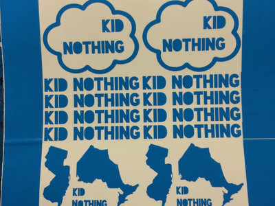 Kid Nothing vinyl sticker pack main photo