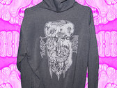 TRENDY GREY HOODIE MENS SIZE SMALL photo 