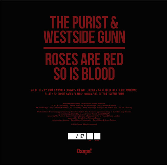 洋楽 Westside Gunn Roses Are Red So Is Blood Roses Are Red So Is Blood | The Purist & WestSide Gunn