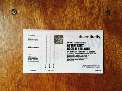 Tickets to Alleycat Show on March 5th main photo