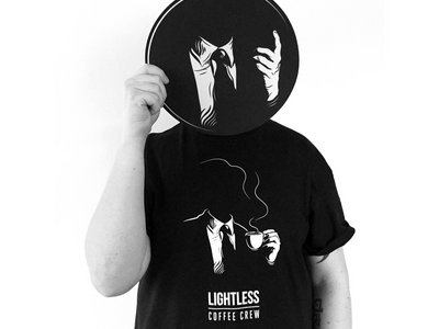 Lightless Coffee Crew b/w shirt main photo