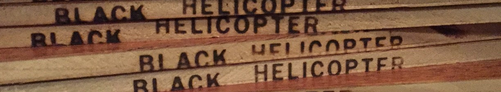 Black Helicopter — Photo