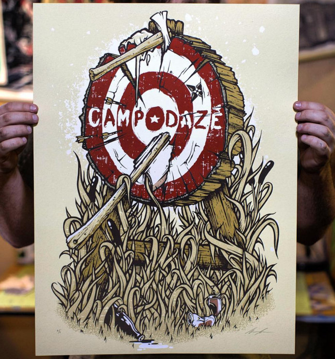 Target Practice Poster CAMP DAZE