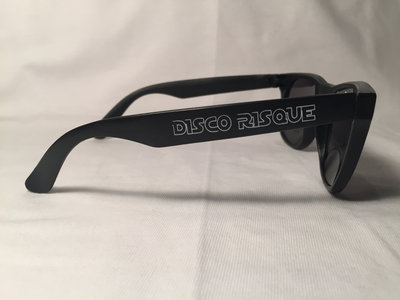 Disco Risqué Wayfarer Sunglasses (Black/White) main photo