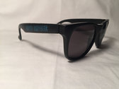 Disco Risqué Wayfarer Sunglasses (Black/Blue) photo 