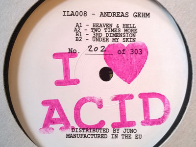 I Love Acid 008 - promo 12" vinyl main photo