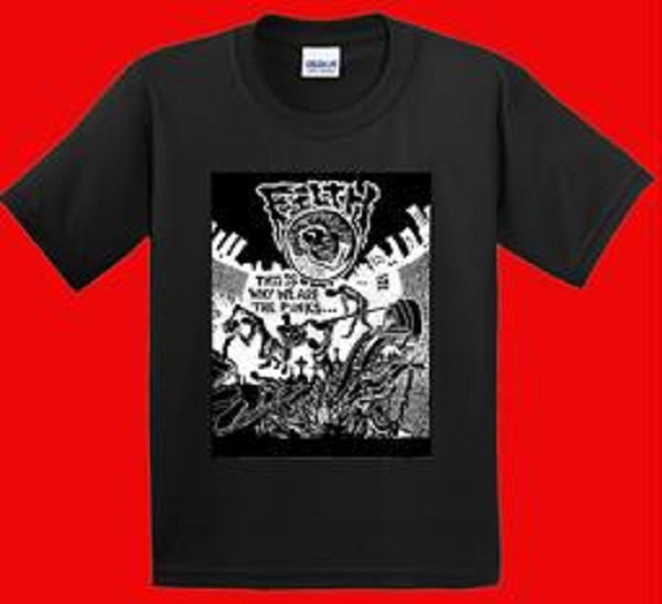 Filth "This Is Why We Are The Punks" tshirt Point Of Interest zine