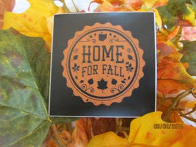 Home For Fall Logo Sticker main photo