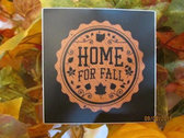 Home For Fall Logo Sticker photo 