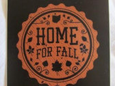 Home For Fall Logo Sticker photo 
