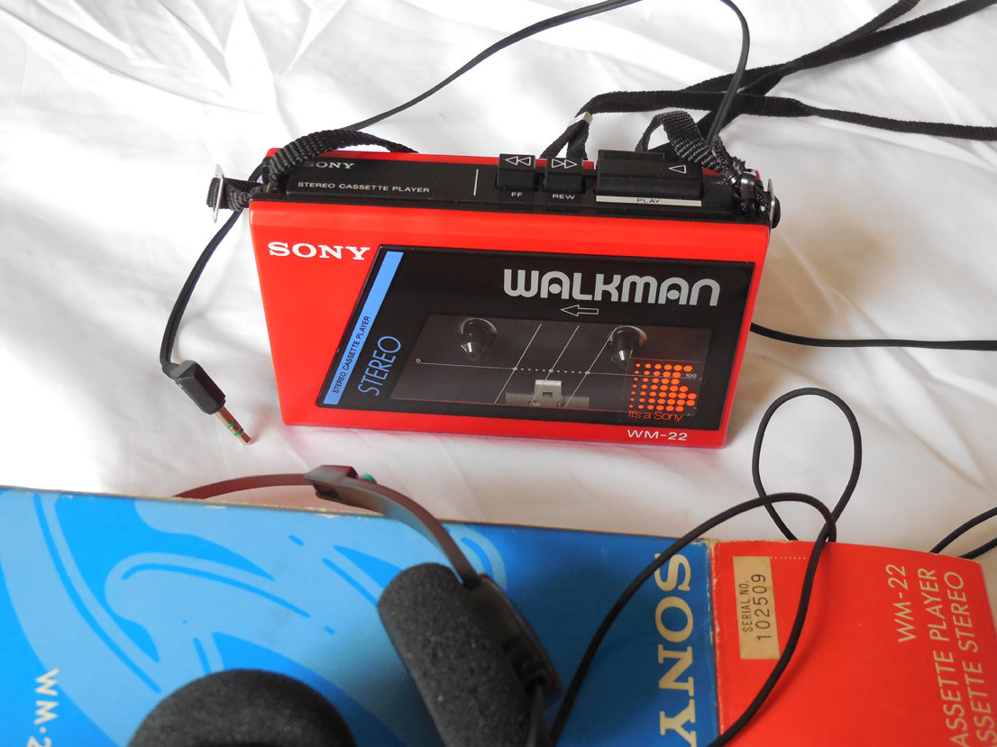 Original Vintage 1980s Sony Walkman WM-22 (incl. 3 Cassette Albums -  ELSVREC015, 21, 25) | Elusive