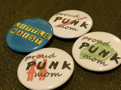 Little Waist logo / Proud Punk Mom buttons main photo