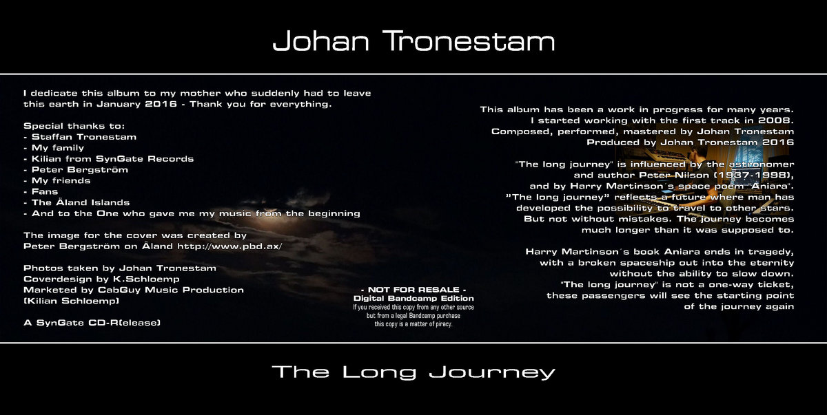 The Long Journey Johan Tronestam