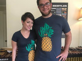 Womans V-Neck Pineapple T-Shirt photo 