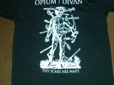Opium Divan 'thy scars are maps' t-shirt | Opium Divan