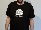 MOZYK single colored logo on a T-shirt photo 