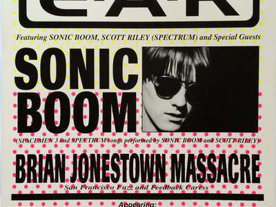 Sonic Boom and Brian Jonestown Massacre at Troubadour, LA - Rare poster main photo