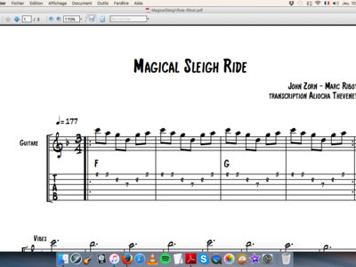 Magical Sleigh Ride - John Zorn / Marc Ribot main photo