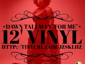 Dawn Tallman - For Me - 12" Vinyl Release photo 