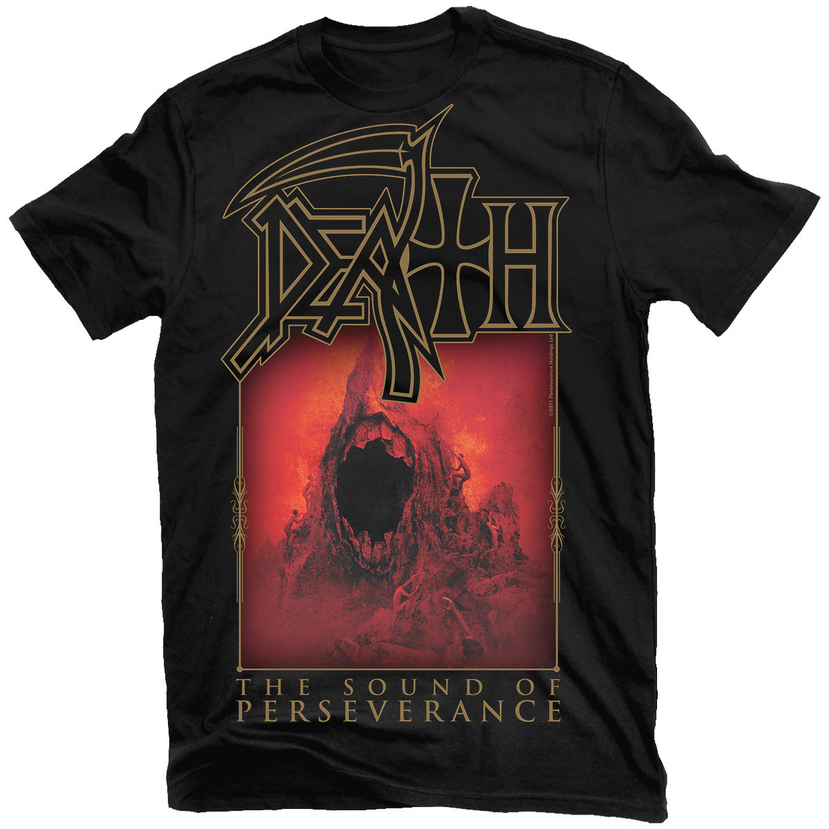 The Sound of Perseverance Album Art T Shirt | Death