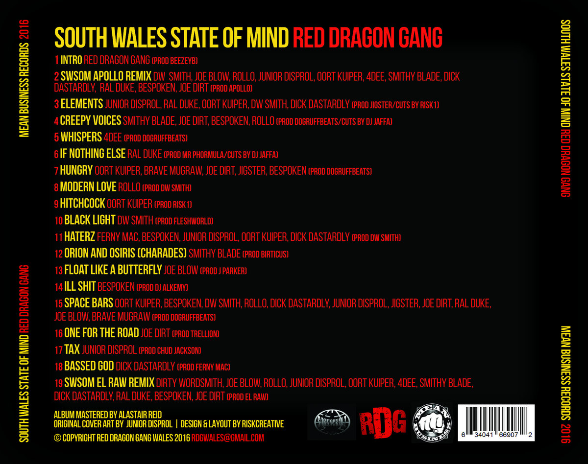South Wales State Of Mind Red Dragon Gang