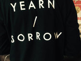 YEARN / SORROW long sleeve T shirt INCLUDES GLACIAL EP DOWNLOAD reduced from £15 to £10 - low stock photo 