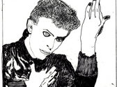 David Bowie Coloring Book/Zine #'d out of 30 (2nd Edition), autographed and comes w/ FREE downloaded album...Raw Thrills - "Hardcore Noise Vol. 1" photo 