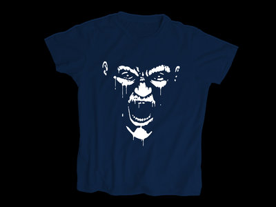 Mens 'The Face' Navy Blue T-Shirt main photo