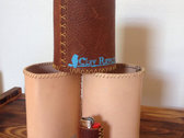 Hand Made Leather Beer Cozy photo 