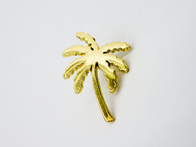 Palm Tree Logo Brass Pin main photo