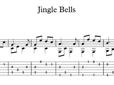 romántico llorar clímax Jingle Bells (en guitarra clásica) | El Profe Mauro