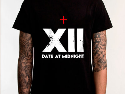 Date at Midnight Logo, Black T-Shirt main photo