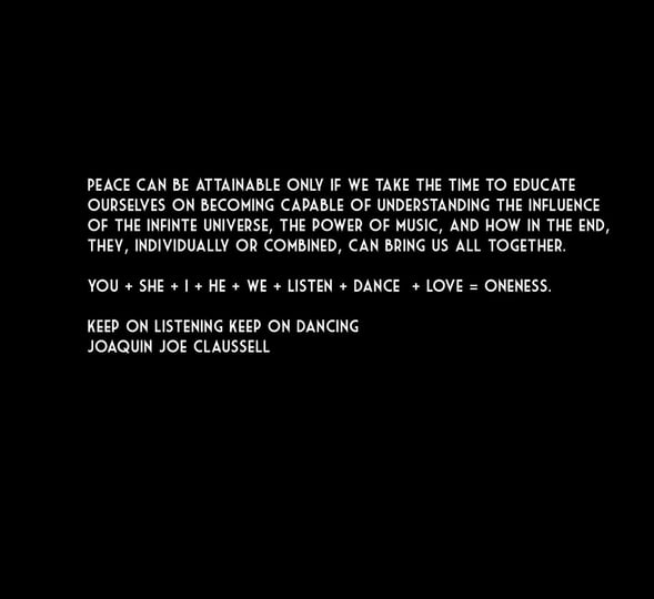 Thank You Universe - CD Release. | Joaquin Joe Claussell Presents