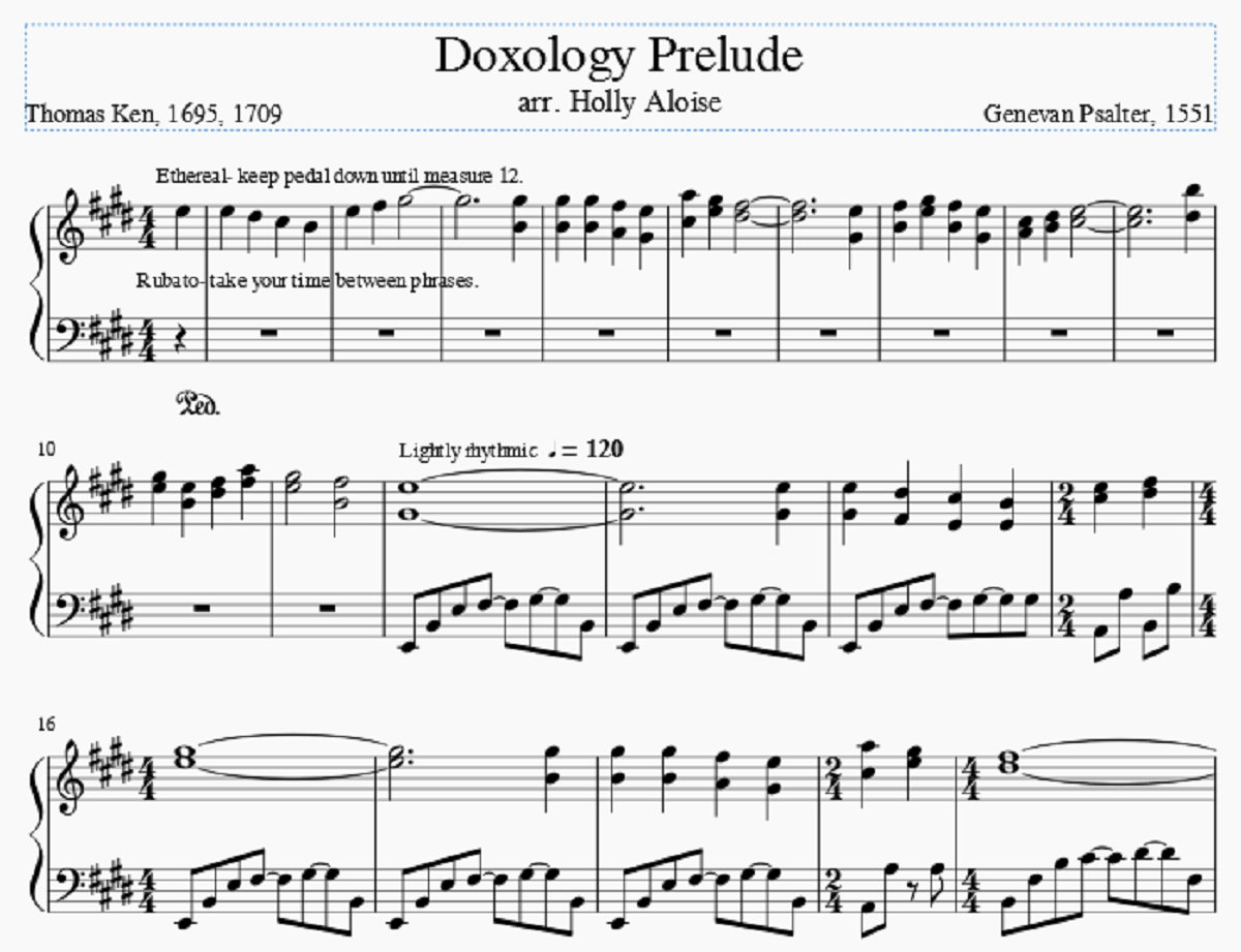 Piano Tracks Sheet Music PDF File Holly Aloise