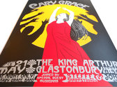 Cary Grace @ The King Arthur Glastonbury Limited Edition Art Print (A3) photo 