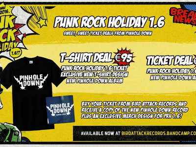 Pinhole Down / Punk Rock Holiday Ticket Bundle main photo