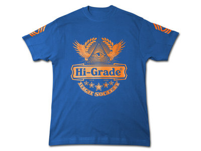 Hi-Grade "High Society" T-Shirt (Royal Blue/Orange) main photo