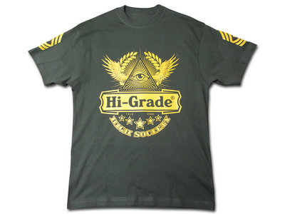 Hi-Grade "High Society" T-Shirt (Olive/Yellow) main photo