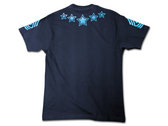 Hi-Grade "High Society" T-Shirt (Navy/Sky Blue) photo 