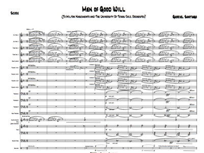Jazz Orchestra - Men of Good Will - Score & Parts main photo