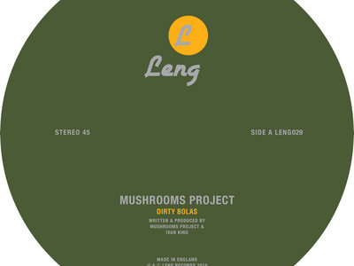 Mushrooms Project - Dirty Bolas/Sunset Ballad - 12" Vinyl main photo